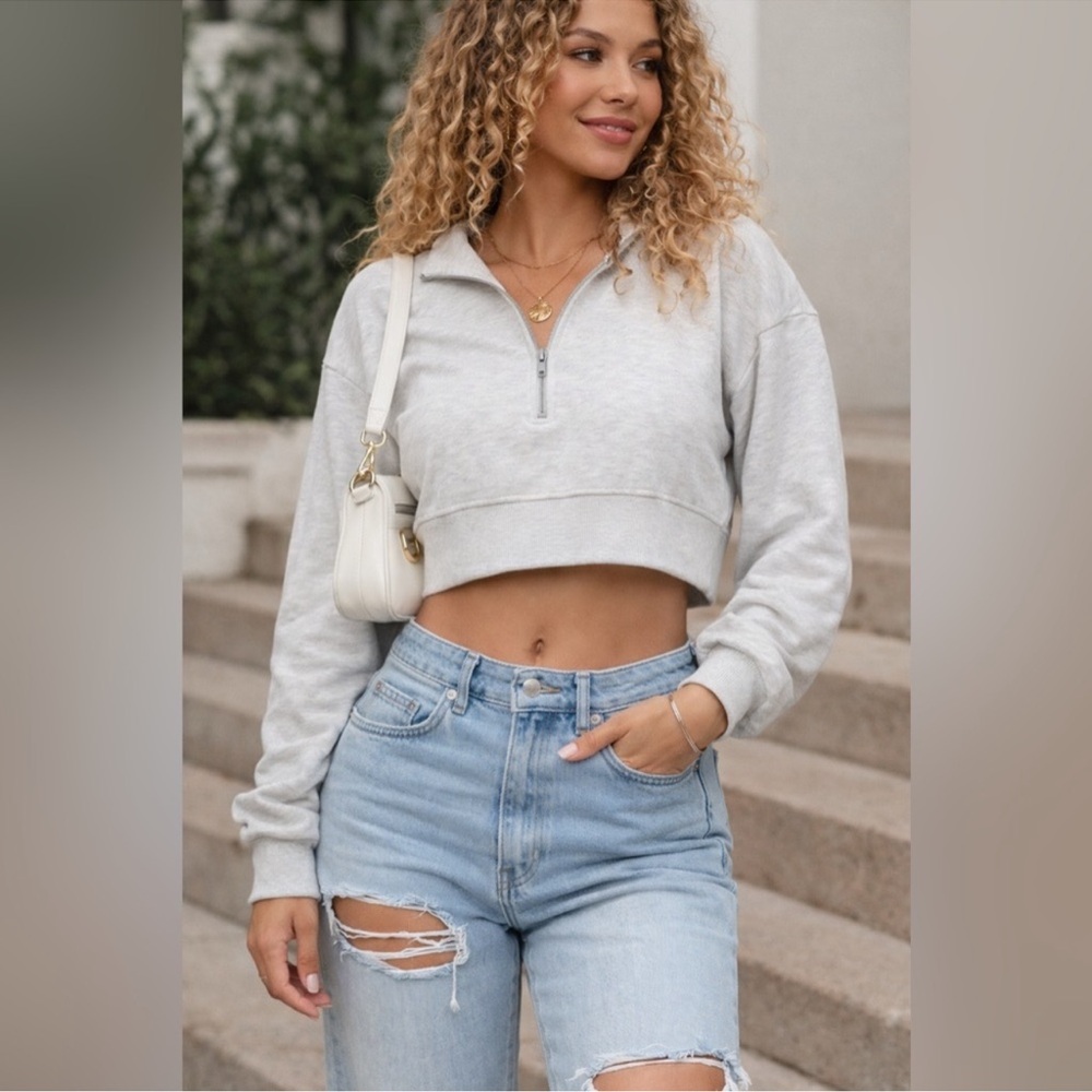 Weworewhat half zip hoodie July sale